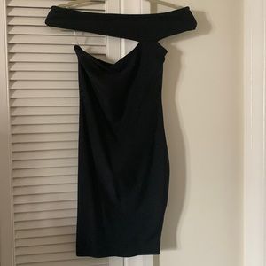fashion nova off the shoulder mini dress